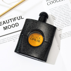 Cross-border Bestselling Black Coffee Opium Eau de Parfum for Women, Long-lasting Light Fresh Black Opium Perfume, Student Fragrance 90ML