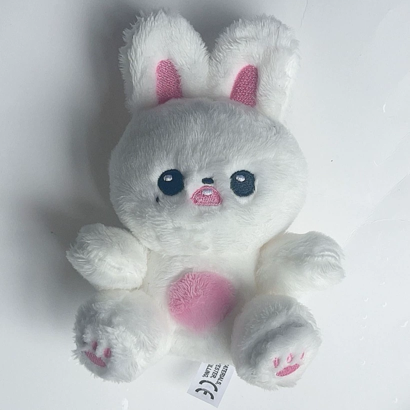 Кроличья фигурка WONYOUNG Zhang Yuanying BunnyNYONG, сидящий, чтобы помочь вам выиграть станцию, выиграть брелок-домик-кукла