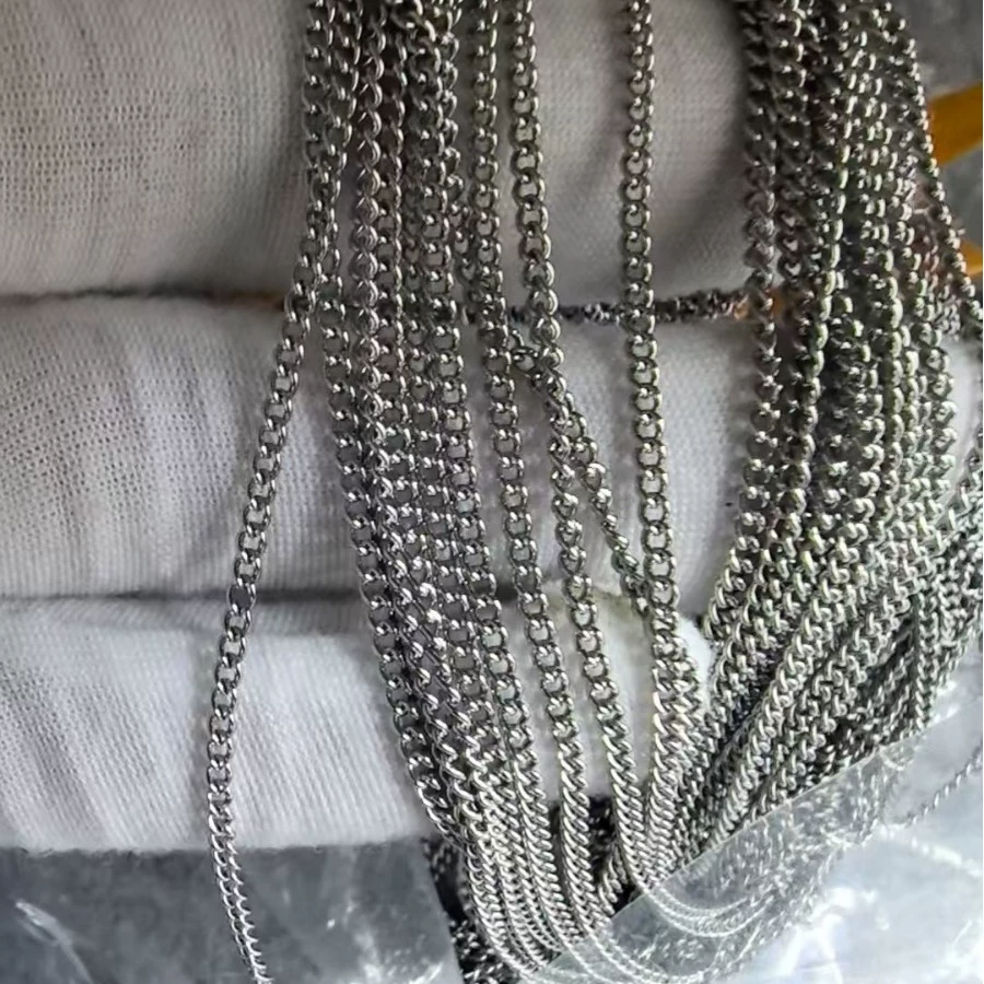 Factory in-stock supply Semi-finished side-body chain necklace DIY handmade craft hanging chain wholesale accessories