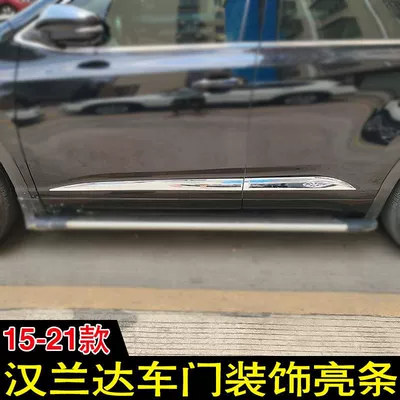 15-21 Toyota Highlander door bright: Şüşə kənarı xromları/moldingləri