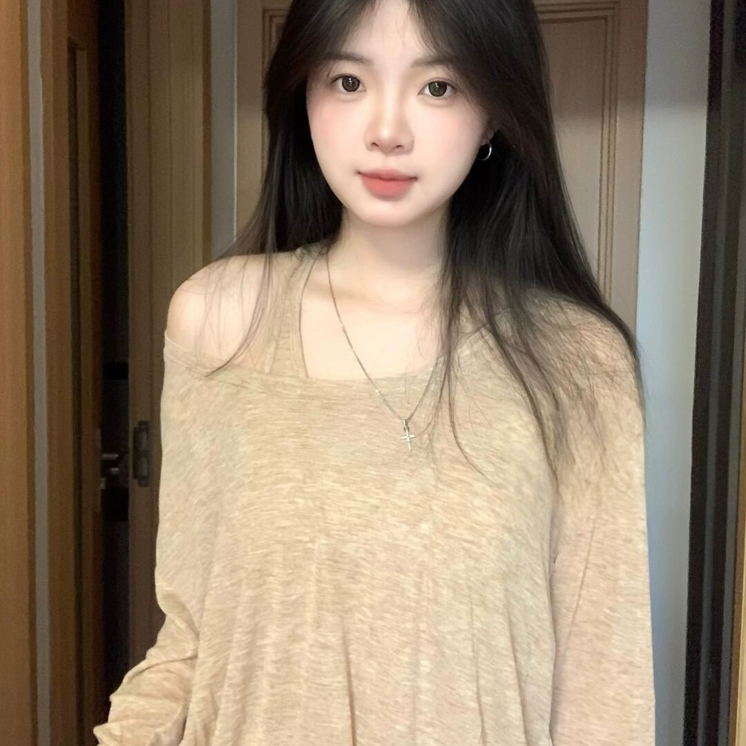 Расслабленная блузка, тюлевой топ, двухсекционная трикотажная футболка с длинными рукавами в ленивом стиле, женский летний солнцезащитный верхний топ.