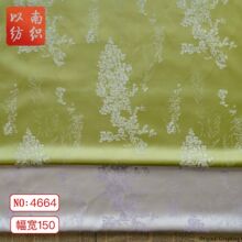 古风缎面童装色织对襟外套装饰布中式连衣裙柔软旗袍质感提花面料