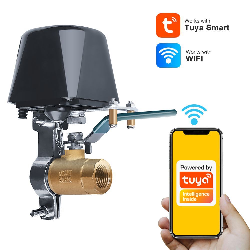 涂鸦WiFi燃气机械手智能阀门自动开关家居水控制器远程控制