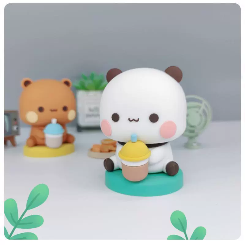 Настольная игра, кукла, мультяшный милый мини-фигурка, панда