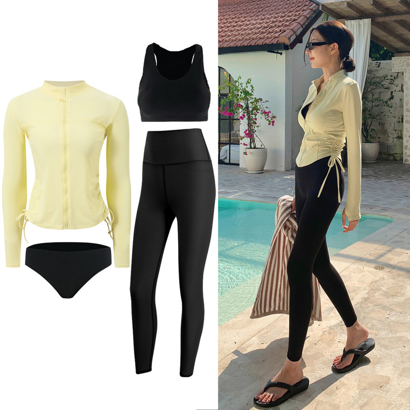 Diving Suit Two-Piece Swimsuit for Women, Long-Sleeved and Long-Pants, Sun-Protective Snorkeling Swimwear, Jellyfish Suit, 2026 New Model, Surfing Beachwear Diving Suit Two-Piece Swimsuit for Women, Long-Sleeved and Long-Pants, Sun-Protective Snorkeling Swimwear, Jellyfish Suit, 2026 New Model, Surfing Beachwear