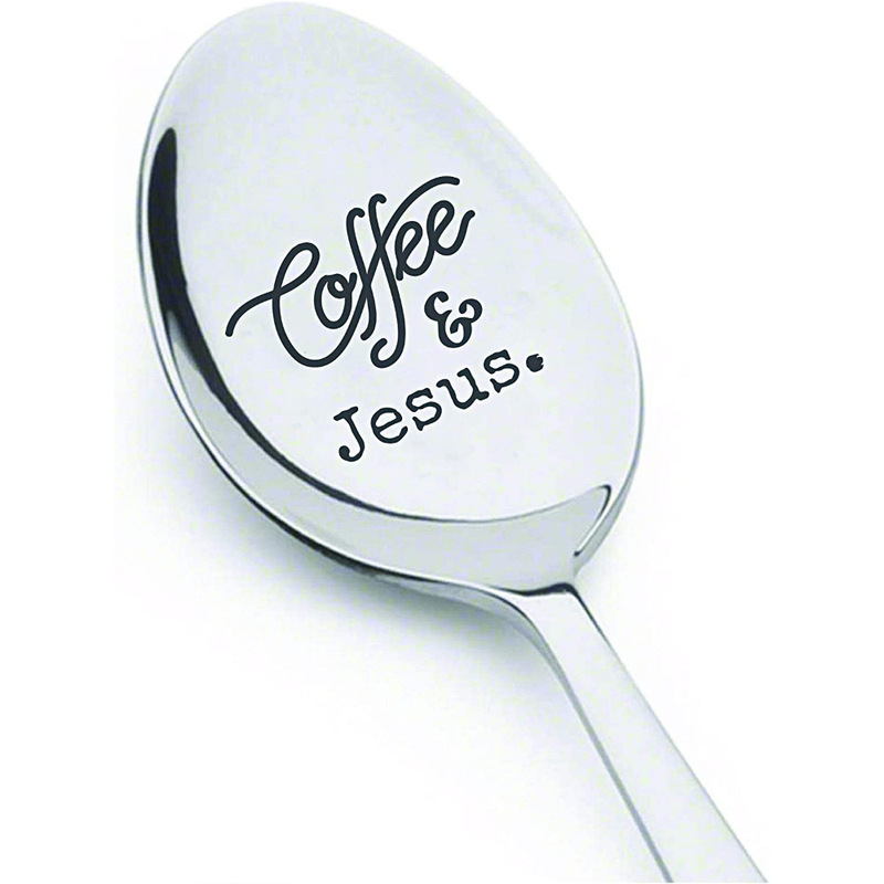 Funny Laser Engraved Spoon Christmas Birthday Gift for Mom/Grandma/Grandpa/Best Friend