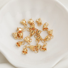 14K����ɫ��Ȧ���Ȼ����� ��m���朶������� diy�Ʒ���