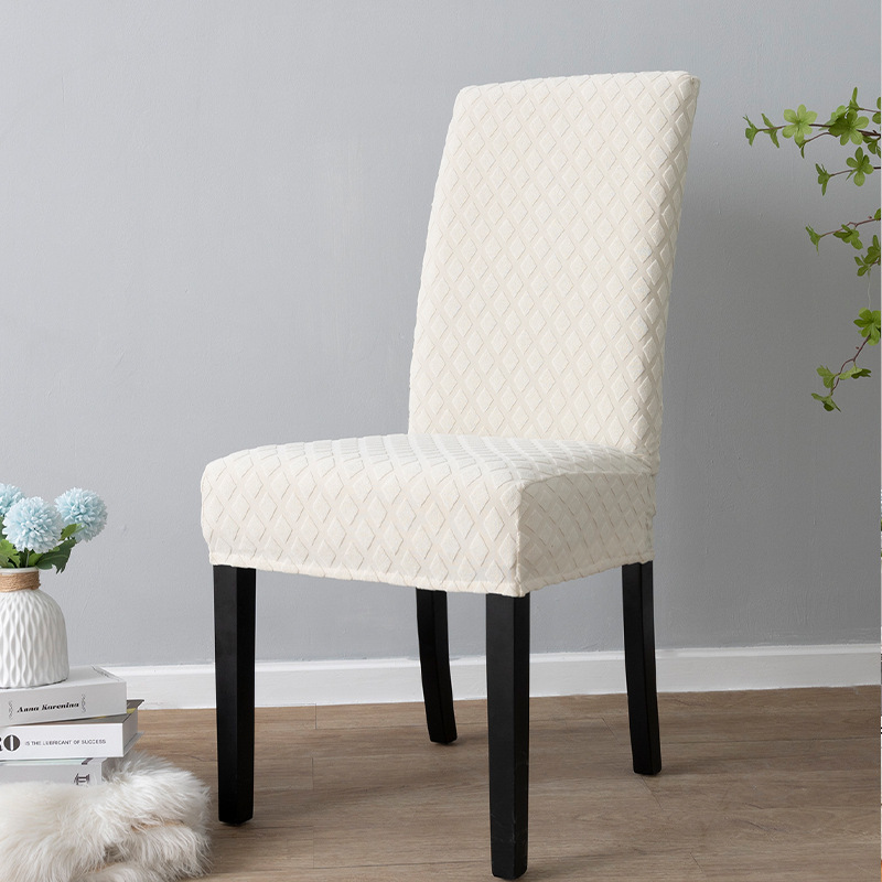 Fabricantes personalizados jacquard diamante elástico todo incluido cubierta de silla cubierta de comedor general cubierta de silla cubierta de comedor transfronteriza cubierta de silla