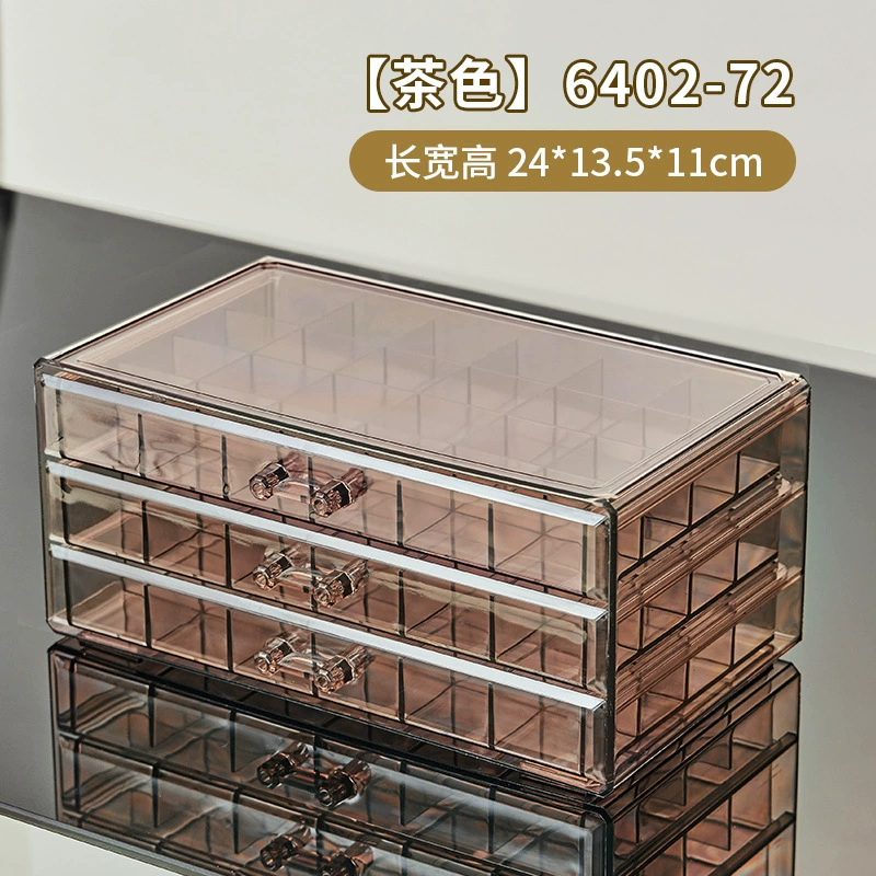 Прозрачный ящик для хранения ювелирных изделий Многослойный большой емкости кольцо Серьги Ожерелье Браслет Бытовой Интернет Популярный Тип ящика Шкатулка для драгоценностей