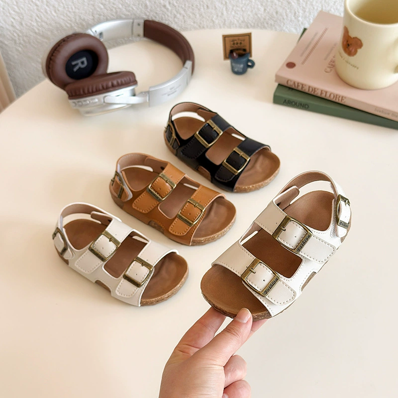 2025 новые летние сандалии на толстой мягкой подошве для верхней одежды, летние ретро повседневные универсальные удобные пляжные сандалии для женщин