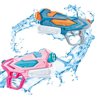 Children's four-nozzle switching pull space water gun toy play water fight outdoor drifting beach wholesale