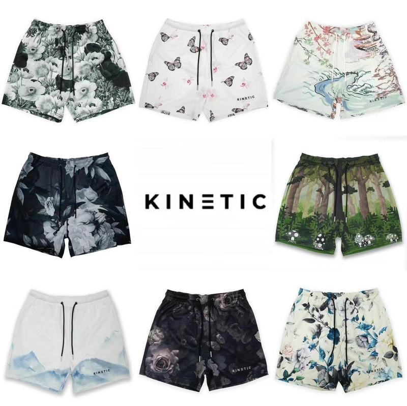 KINETIC trendy brand summer new sports fitness running basketball four-point shorts quick-drying trendy one-piece delivery