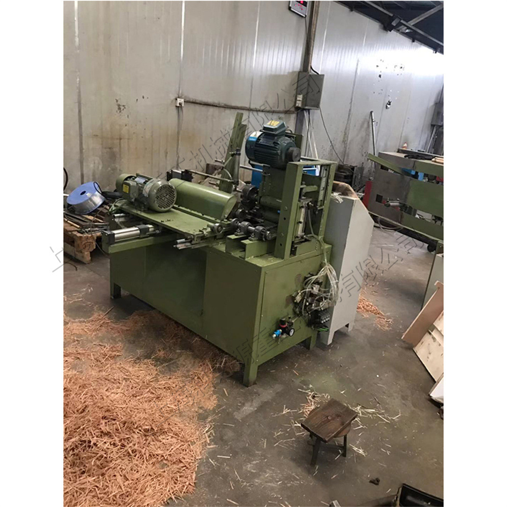 全自动椭圆型锤把机 园林工具木柄锤柄机 十字仿形农具圆形镐把机