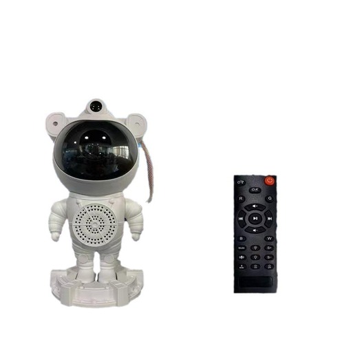 Astronaut Star Projector Light, Space Person Atmosphere Lamp, Stage Lighting, Seated Hugging Stars, Aurora Borealis Bluetooth Speaker