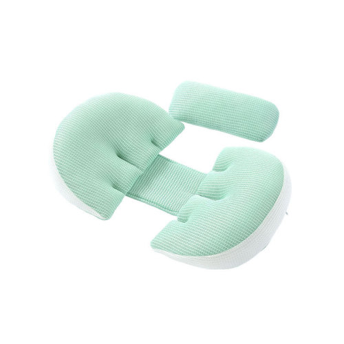 Pregnant women's summer pillow, non-sticky, side sleep support belly pillow, pregnancy side lying waist cushion