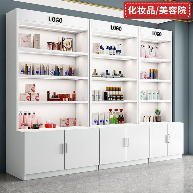化妆品展示柜美甲院产品陈列柜酒柜超市货架置物架子落地多层其他