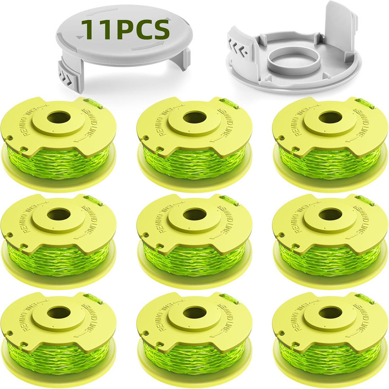 Set R9+2 Green Ryobi Lawn Mower Accessories Grass Cutting Head Ac80Rl3/Ac14Hca Grass Cutting Line Set R9+2 Green Ryobi Lawn Mower Accessories Grass Cutting Head Ac80Rl3/Ac14Hca Grass Cutting Line
