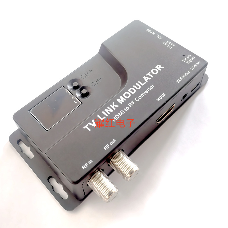 直销HDMI转RF支持NTSC和PAL射频调制器HDTM2076TVLINK Modulator