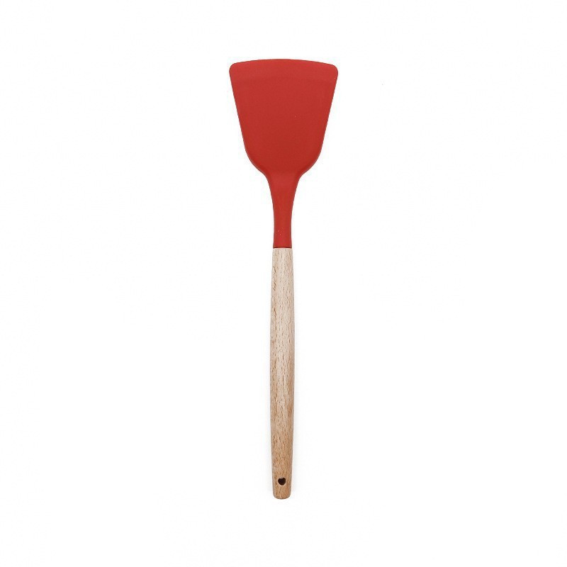 FDA manejo de madera de haya de silicona 12 piezas conjunto de paneles antiadherentes de fugas de paneles