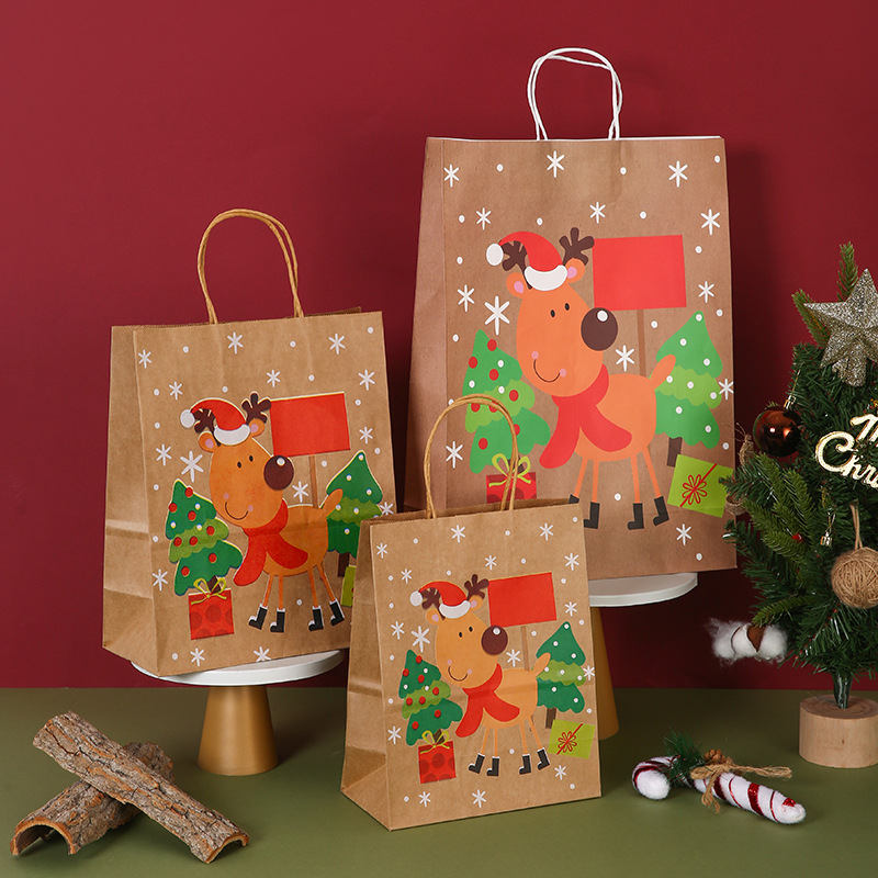 Bolsa de regalo de Navidad para la fiesta de la víspera de Navidad bolsa de regalo INS viento bolsa de Santa al por mayor