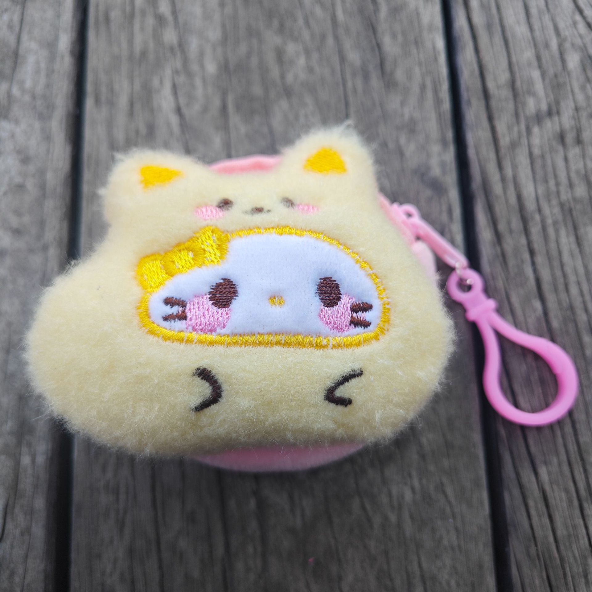 【黄猫+浅粉包】