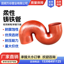 云南昆明厂家供应城市下水道铸铁排水管铸铁管及配件S存水弯防水