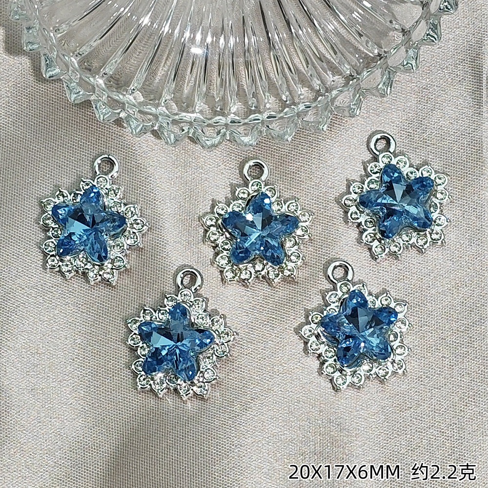 Exquisitos accesorios de joyería colgante de diamante de alta protección ultravioleta al por mayor collar DIY artesanal colgante de materiales de ropa de pulsera