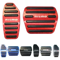 Подходит для крышки педали тормоза акселератора Nissan NISMO, алюминиевый сплав, установка без отверстий