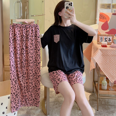 Foreign trade pajamas Korean Edition 2022 new pattern pajamas live broadcast Three Home Furnishings