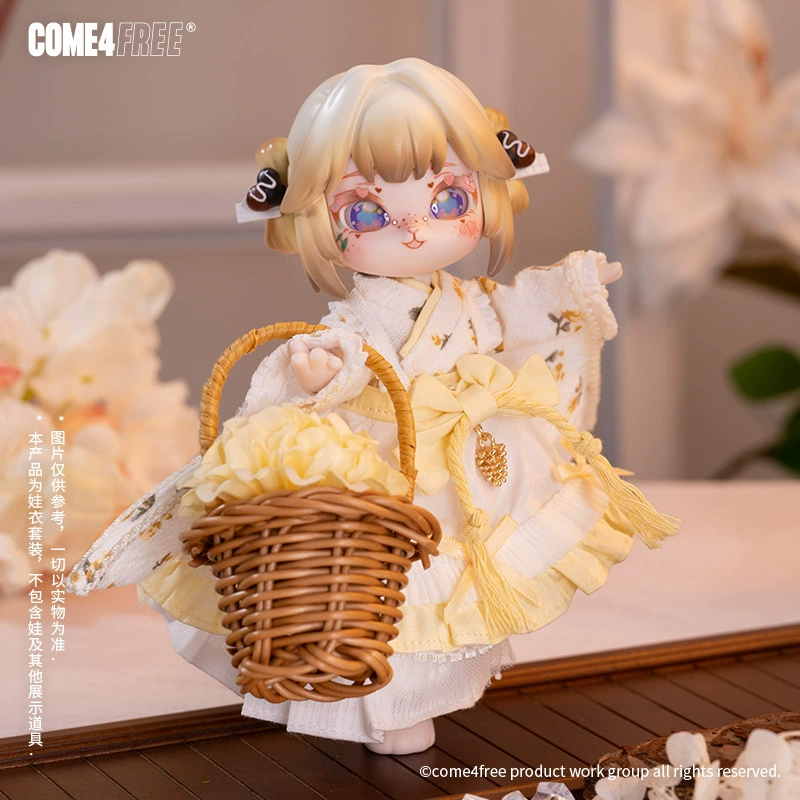 COME4FREE [Десертная серия] Милая жёлтая сумка 12 точек OB11 кукла BJD юбка кукольная одежда