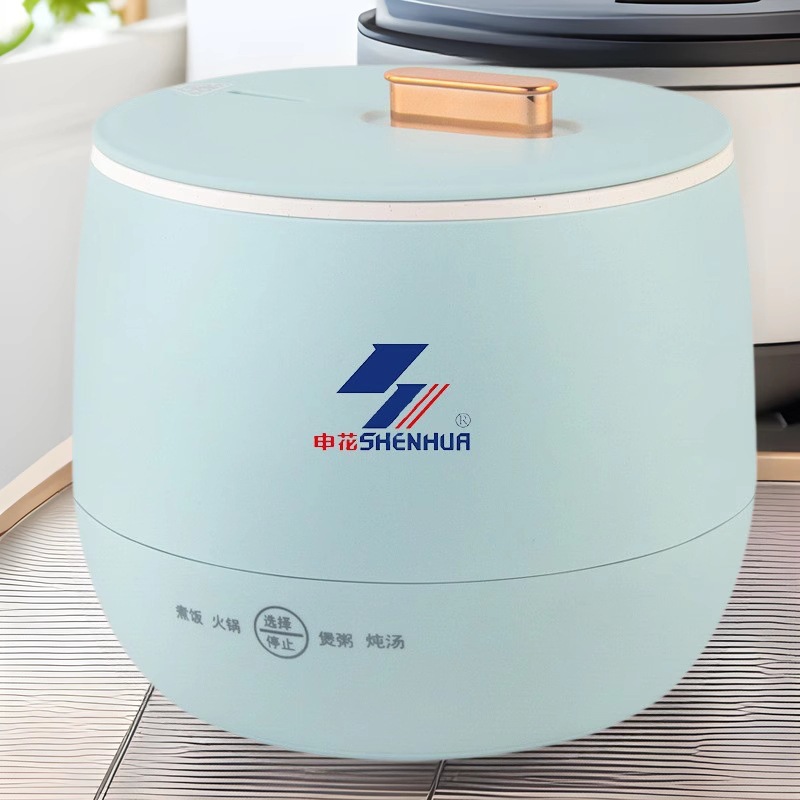 Cross-Border Mini Rice Cooker 1.6L Smart Rice Cooker Multi-Function Rice Cooker Porridge Soup Pot Rice Cooker European and British Regulations