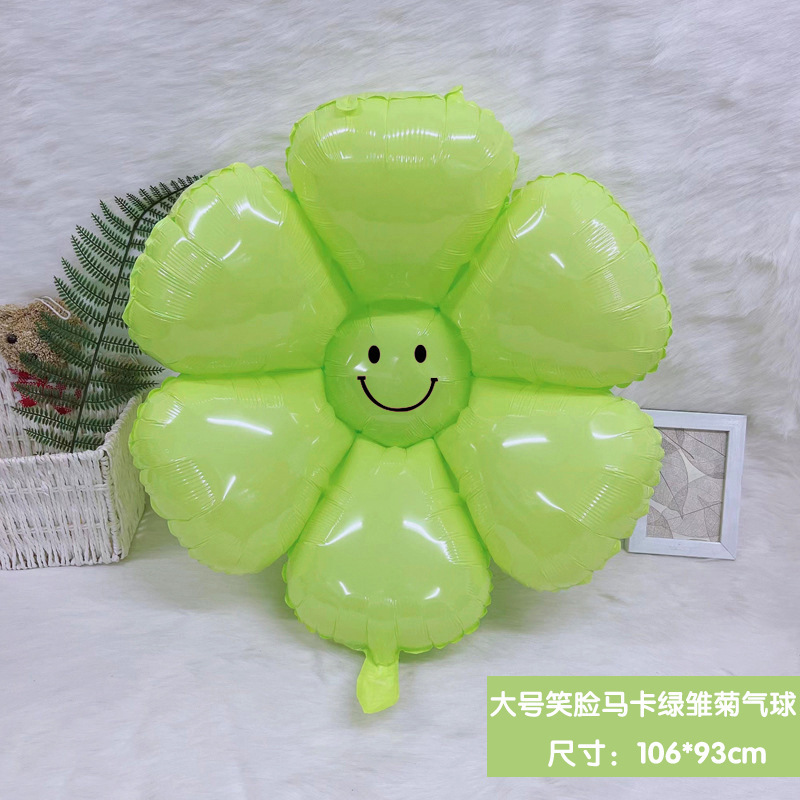 큰 마르카 스마일리 데이지 그린