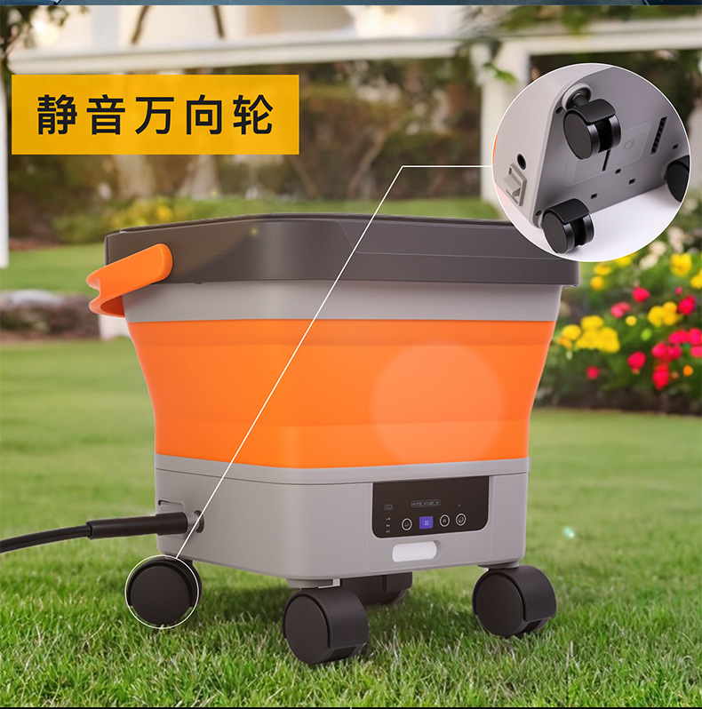 Household High-Pressure Car Washing Machine, Foldable, Portable, High-Power Car Washing Tool, Multifunctional, Easy to Store Cleaning Machine