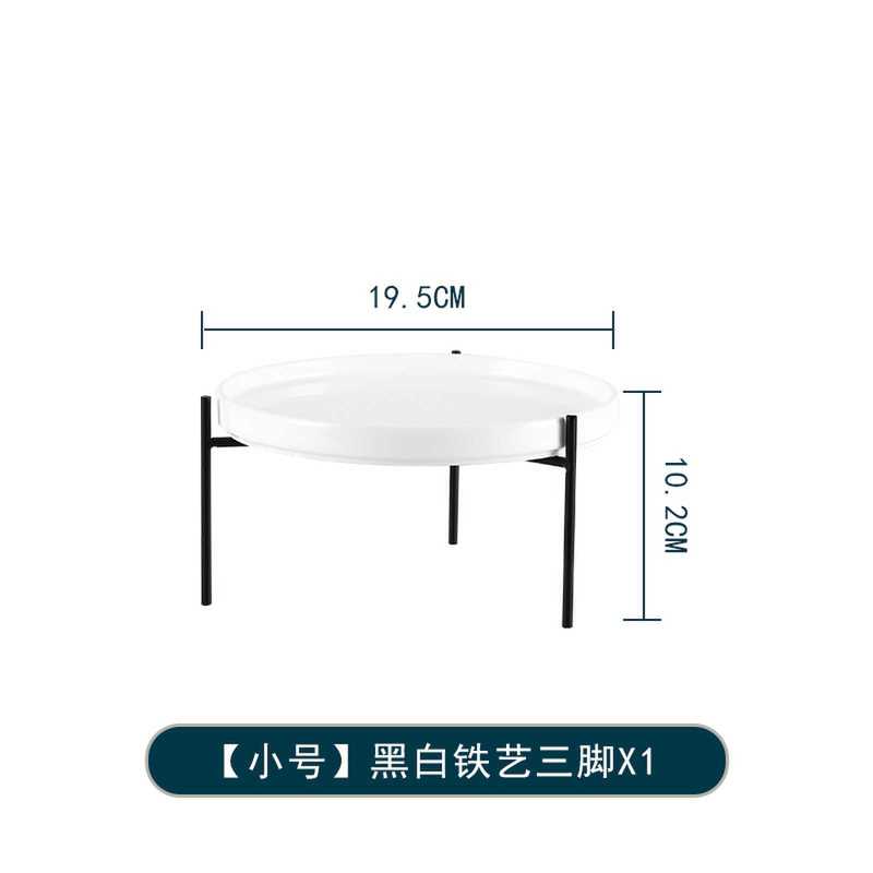 シンプルなヨーロッパ式の陶磁器のケーキの棚の置物の白い多層のケーキの皿のお菓子のトレーの高足の皿の屋外の集まり|undefined