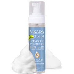 Foam styling wax, unisex, straight hair moisturizing, fluffy, French-style curl, mousse, wool curl, bubble elasticity, styling gel, setting.