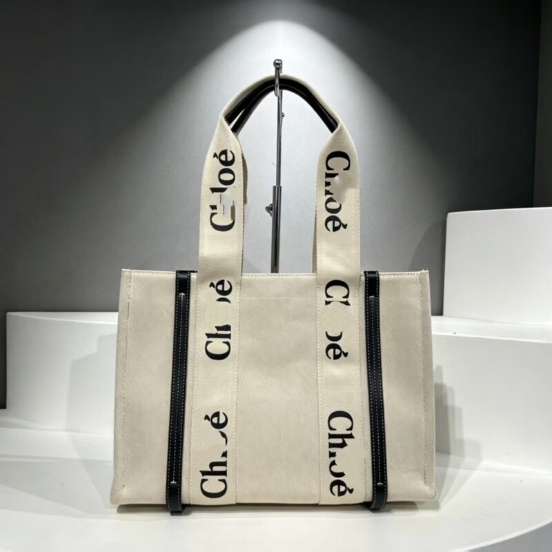 New cross-border large-capacity canvas tote bag for women, Chloe versatile commuter bag, trendy crossbody bag New cross-border large-capacity canvas tote bag for women, Chloe versatile commuter bag, trendy crossbody bag