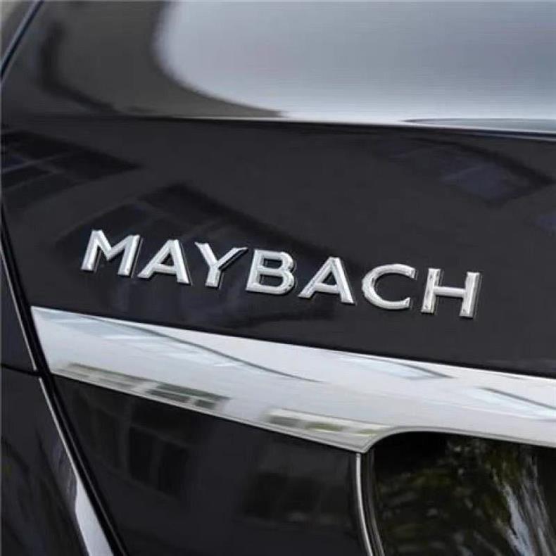 Suitable for Mercedes-Benz Maybach S450 S680 car emblems, S-Class Maybach modified rear emblems, side emblems, and letter emblems