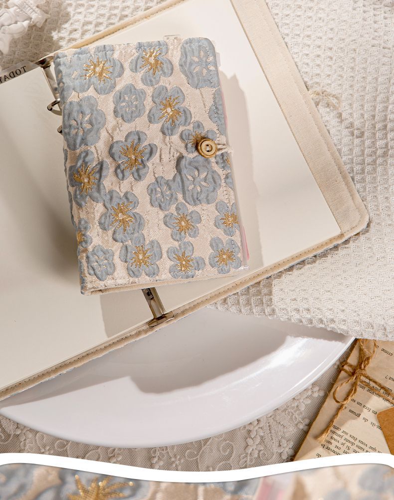 1 Pièce Multicolore Plante L'École L'Obtention Du Diplôme Chiffon Sans Bois Rétro Pastorale Lâche Cahier À Spirale display picture 1