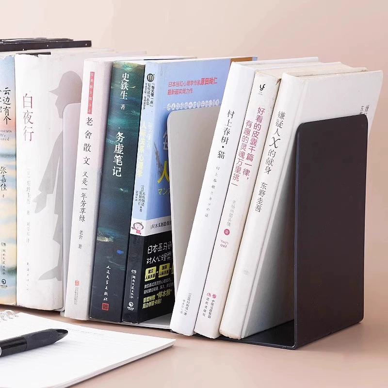 Стойка для книг в стиле MUJI, настольное хранение, полка для книг, зажим для книг, настенная полка, для школьников