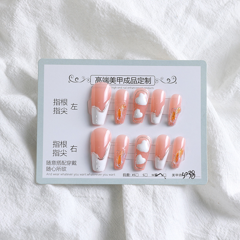 Usar parches de uñas de manicura pequeño libro rojo nuevo otoño y invierno suave tipo de uso de alta sensibilidad corta productos hechos a mano