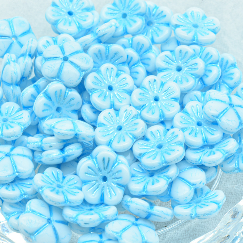 Nuevas perlas de vidrio checas preciosa perlas de ciruela esmaltadas 10mm alrededor de 100 piezas de paquete diy accesorios de perlas sueltas