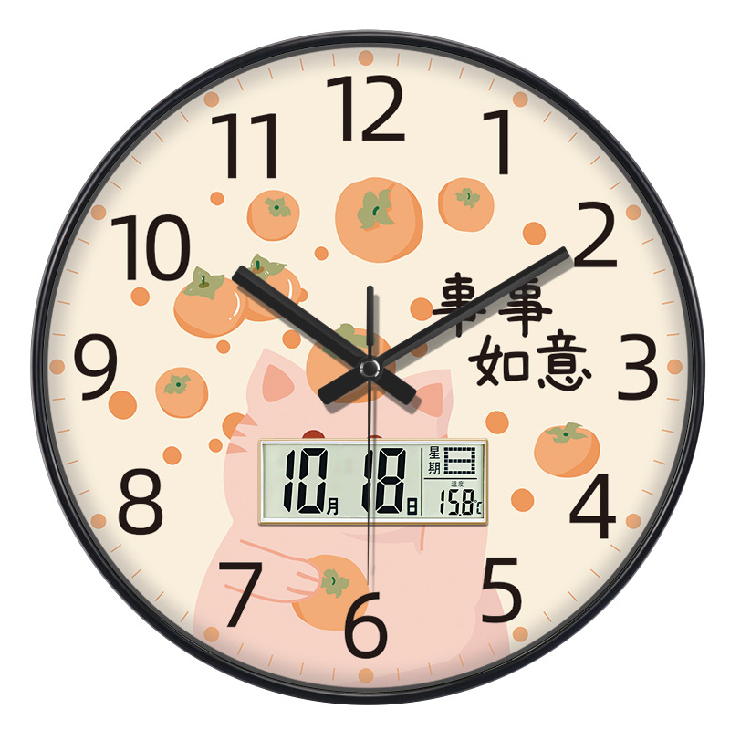 LEDA591 블랙 [스위스 무브먼트, 정확한 이동 시간]