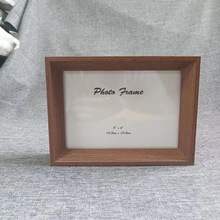 简约木质双面透明玻璃相框立体长方形正方形diy标本框批发