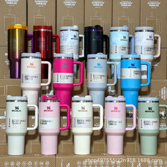 40オンススタンレー魔法瓶カップステンレス鋼アマゾンアイスカップハンドル大容量コールドクロスボーダー