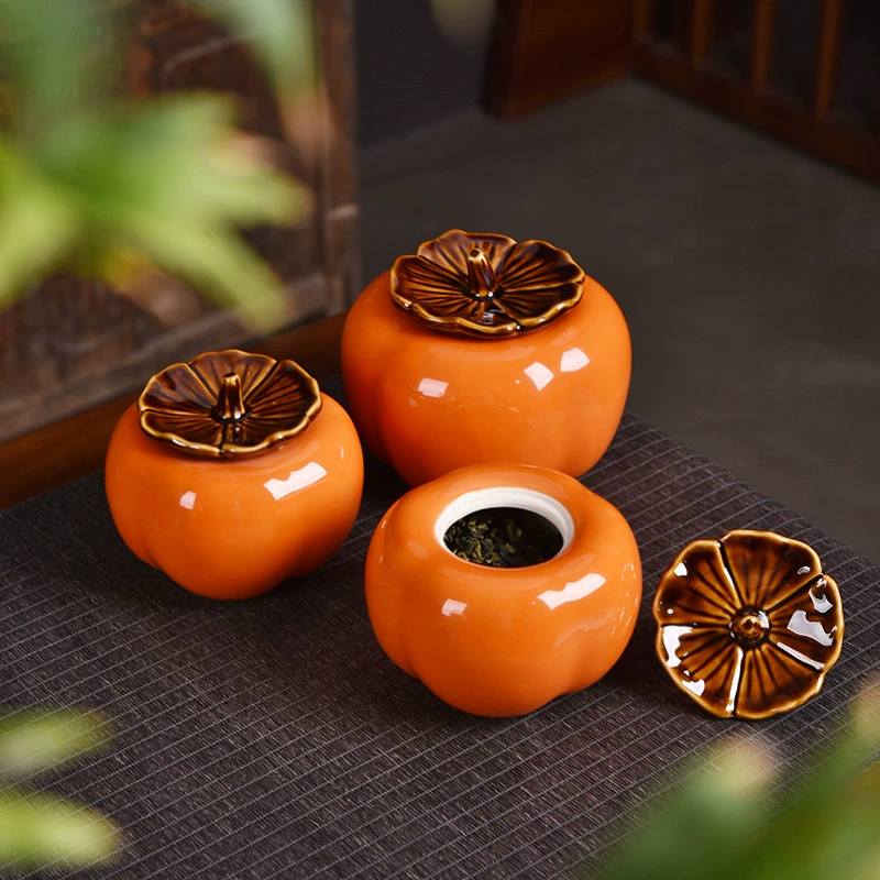 Хурма Ruyi чайная банка украшение Бытовая влагостойкая банка чай большая банка для конфет хурмы подарочная коробка конфет