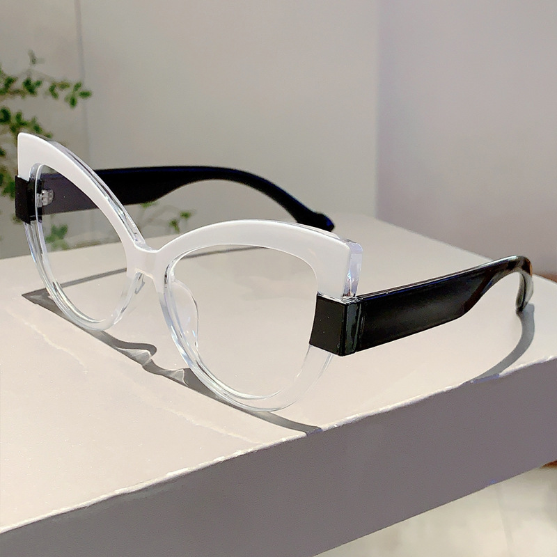 90g Weight Full Frame Glasses Structure Glasses Classification PC Lens Material Butterfly Frame Glasses Style Casual, Holiday Occasion Geometric Pattern All Seasons Season Women's Gender Elegant, Simple Style Style Elegant Simple Style Geometric PC Butterfly Frame Full Frame Optical Glasses 12