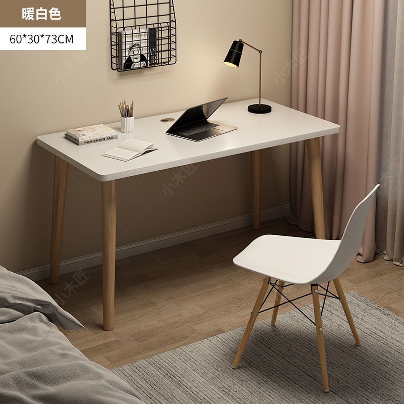 나사 구멍이 있는 단단한 나무 모델 60*30*73CM 따뜻한 흰색
