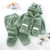 Demi-season hoody, pijama, children's set suitable for men and women, keep warm cute clothing, increased thickness, suitable for teen