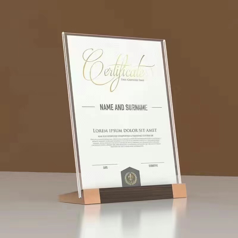 a4 Certificate of Honor Frame Bracket Table Photo Frame Solid Wood Certificate Frame Rectangular Table Card Stand acrylic Display Stand a4 Certificate of Honor Frame Bracket Table Photo Frame Solid Wood Certificate Frame Rectangular Table Card Stand acrylic Display Stand