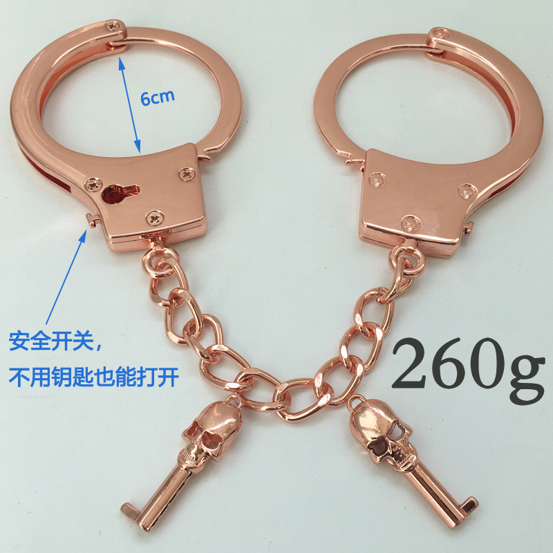 Esposas de juguete espeso esposas de plata esposas de acero inoxidable esposas de acero inoxidable esposas de acero inoxidable esposas